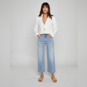 Oliver Logan Aberdeen Jeans. Wide Leg Crop. Size 25